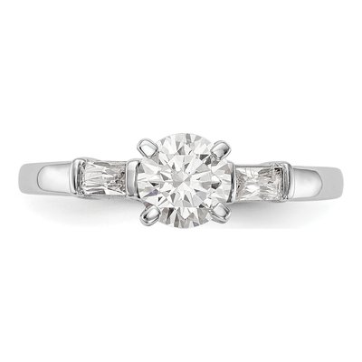 Platinum Diamond Engagement Engagement Ring Semi-Mount – view 6