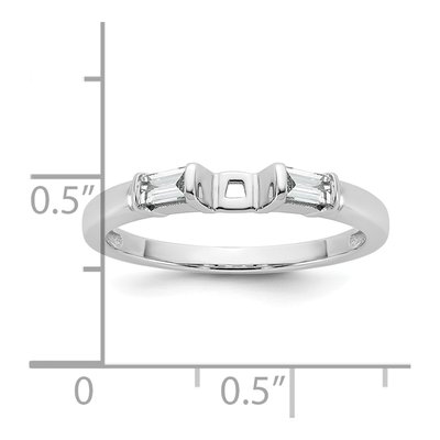 Platinum Diamond Engagement Engagement Ring Semi-Mount – view 7