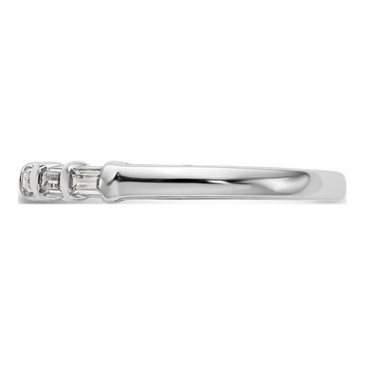 14K White Gold 1/4 ct tw Diamond Baguette Wedding Band – view 3