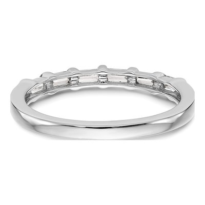 14K White Gold 1/4 ct tw Diamond Baguette Wedding Band – view 5