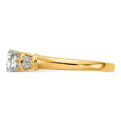 14K Yellow Gold Diamond Engagement Engagement Ring Semi-Mount – view 4
