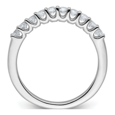 14K White Gold 1/2 ct tw Lab-Grown Diamond Wedding Band – view 3