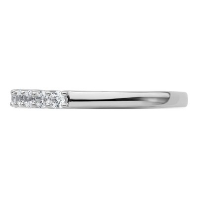 14K White Gold 1/2 ct tw Lab-Grown Diamond Wedding Band – view 4