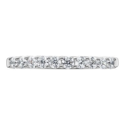 14K White Gold 1/2 ct tw Lab-Grown Diamond Wedding Band – view 5