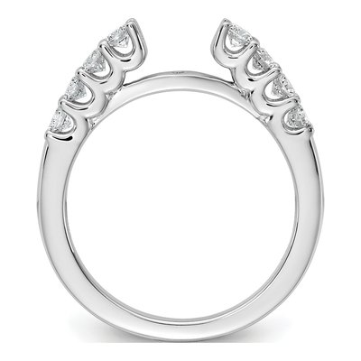 14K White Gold Lab-Grown Diamond Engagement Engagement Ring Semi-Mount – view 2
