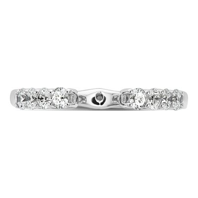 14K White Gold Lab-Grown Diamond Engagement Engagement Ring Semi-Mount – view 4