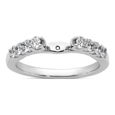 14K White Gold Lab-Grown Diamond Engagement Engagement Ring Semi-Mount