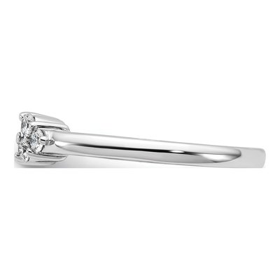 14K White Gold Diamond Engagement Engagement Ring Semi-Mount – view 3
