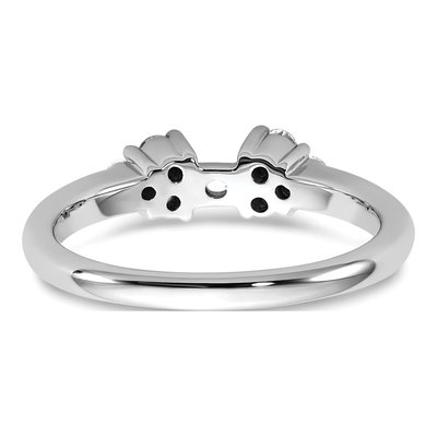 14K White Gold Diamond Engagement Engagement Ring Semi-Mount – view 5