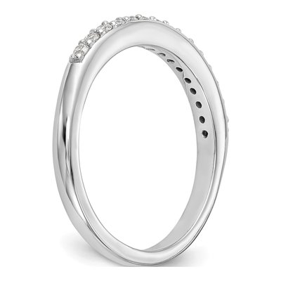 14K White Gold 1/4 ct tw Lab-Grown Diamond Wedding Band – view 8