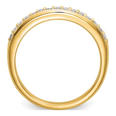 14K Yellow Gold 1/4 ct tw Lab-Grown Diamond Wedding Band – view 2