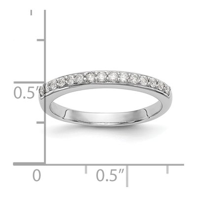14K White Gold 1/4 ct tw Diamond Wedding Engagement Ring – view 8