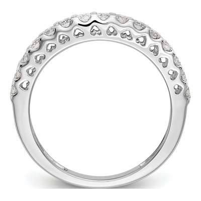 14K White Gold 1/2 ct tw Lab-Grown Diamond Wedding Band – view 2