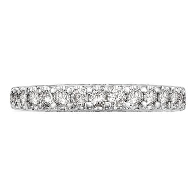 14K White Gold 1/2 ct tw Lab-Grown Diamond Wedding Band – view 5