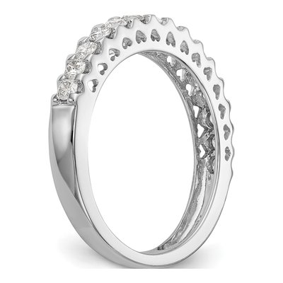 14K White Gold 1/2 ct tw Lab-Grown Diamond Wedding Band – view 7