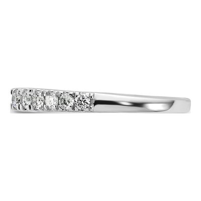 14K White Gold Lab-Grown Diamond Peg Engagement Engagement Ring Semi-Mount – view 4