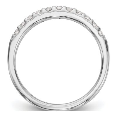 14K White Gold 1/3 ct tw Lab-Grown Diamond Wedding Band – view 3