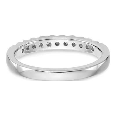 14K White Gold 1/3 ct tw Lab-Grown Diamond Wedding Band – view 6