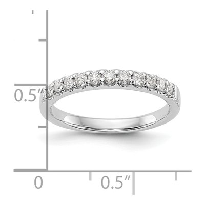14K White Gold 1/3 ct tw Lab-Grown Diamond Wedding Band – view 8