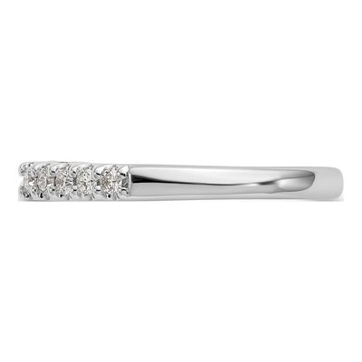 14K White Gold Diamond Engagement Ring Semi-Mount – view 3