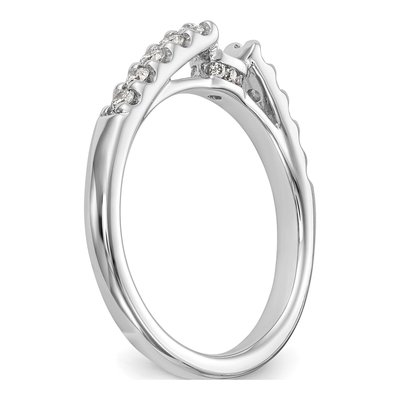 14K White Gold Diamond Engagement Ring Semi-Mount – view 6