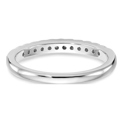 14K White Gold 1/4 ct tw Lab-Grown Diamond Wedding Band – view 7