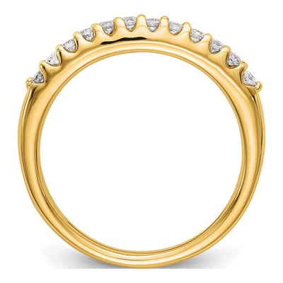 14K Yellow Gold 1/4 ct tw Lab-Grown Diamond Wedding Band – view 2