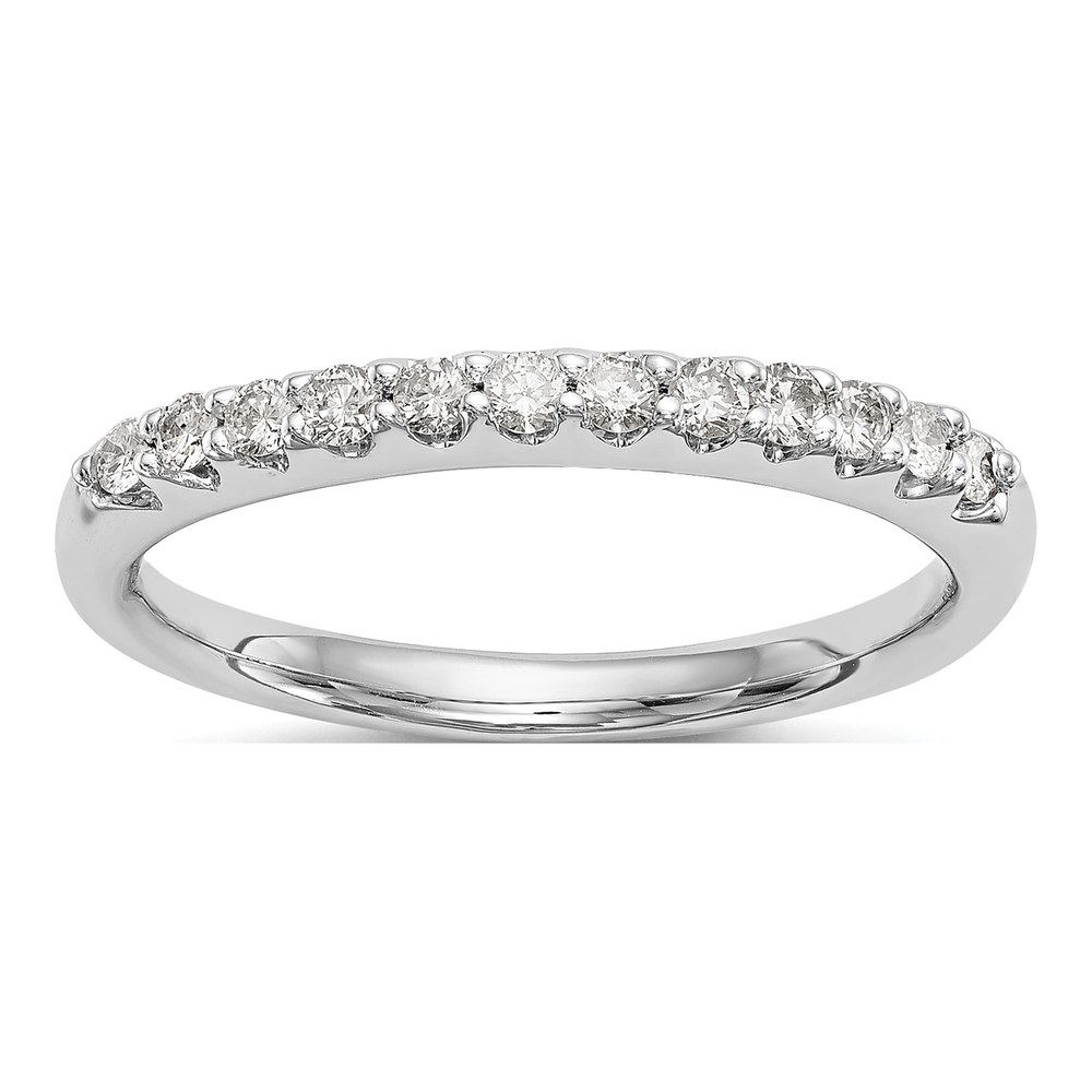 14K White Gold 1/4 ct tw Diamond Wedding Ring
