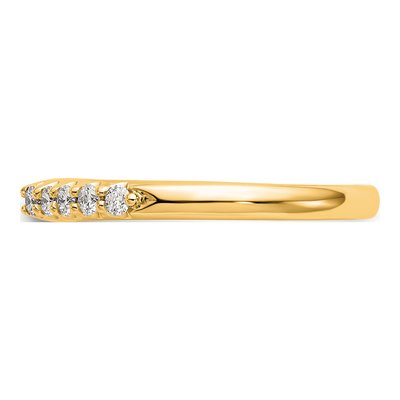 14K Yellow Gold Lab-Grown Diamond Engagement Setting Engagement Ring Semi-Mount – view 3