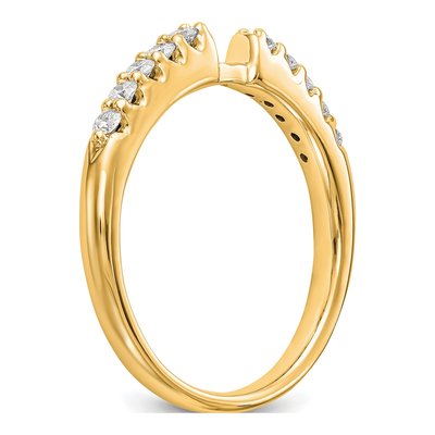 14K Yellow Gold Lab-Grown Diamond Engagement Setting Engagement Ring Semi-Mount – view 8