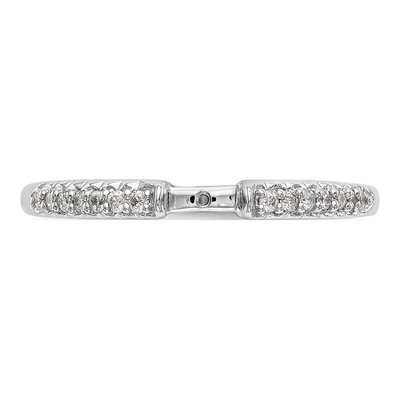 14K White Gold Diamond Engagement Engagement Ring Semi-Mount – view 4