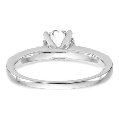 14K White Gold Diamond Engagement Engagement Ring Semi-Mount – view 5