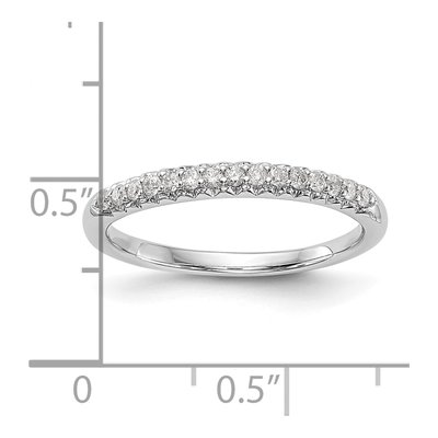 14K White Gold 1/6 ct tw Diamond Wedding Ring – view 7