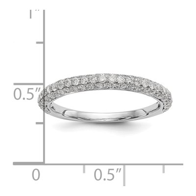 14K White Gold 3/4 ct tw Diamond Wedding Engagement Ring – view 8