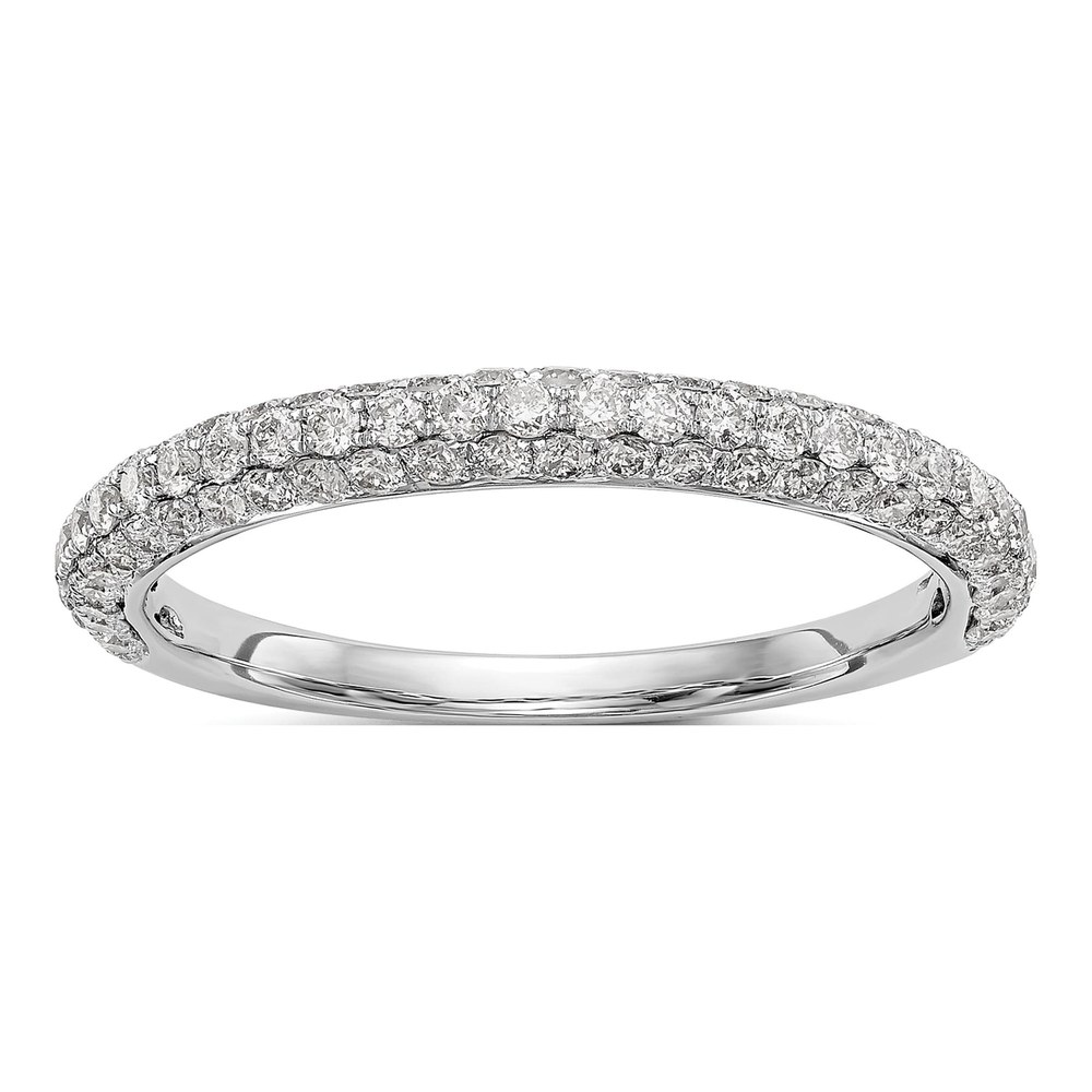 14K White Gold 3/4 ct tw Diamond Wedding Engagement Ring