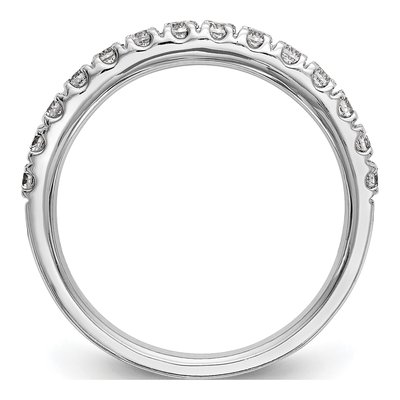 14K White Gold 3/8 ct tw Diamond Wedding Band – view 2