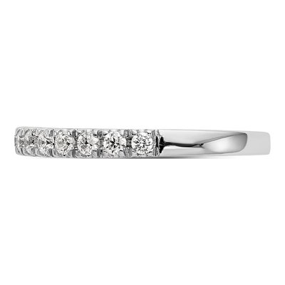14K White Gold 3/8 ct tw Diamond Wedding Band – view 3