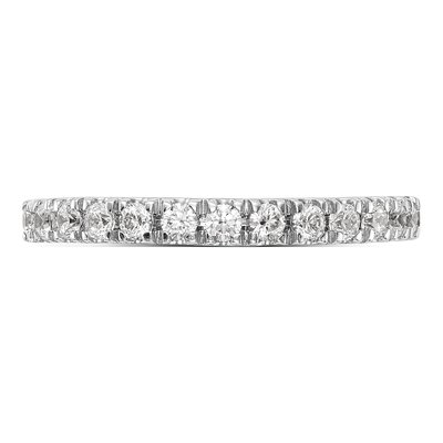 14K White Gold 3/8 ct tw Diamond Wedding Band – view 4