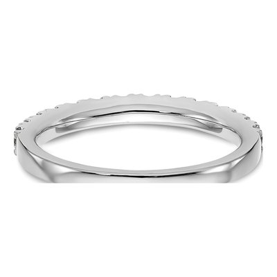14K White Gold 3/8 ct tw Diamond Wedding Band – view 5