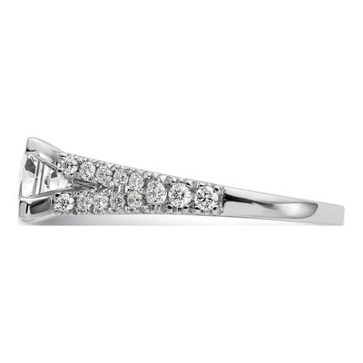 14K White Gold Diamond Engagement Engagement Ring Semi-Mount – view 4