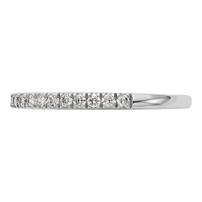 14K White Gold 1/3 ct tw Diamond Wedding Band – view 4