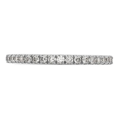 14K White Gold 1/3 ct tw Diamond Wedding Band – view 5