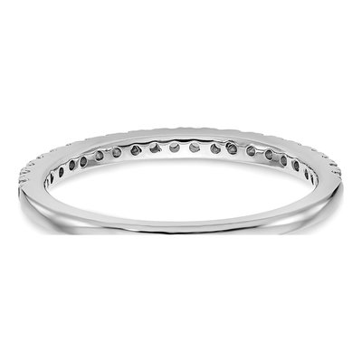 14K White Gold 1/3 ct tw Diamond Wedding Band – view 6
