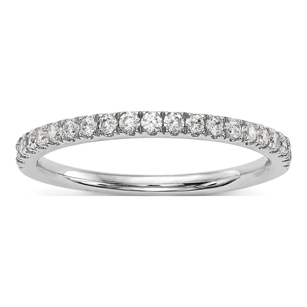 14K White Gold 1/3 ct tw Diamond Wedding Band