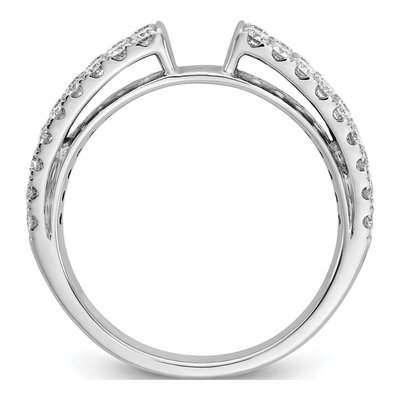 14K White Gold Diamond Engagement Engagement Ring Semi-Mount – view 3