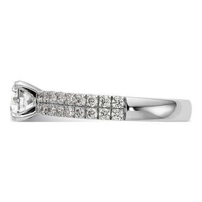14K White Gold Diamond Engagement Engagement Ring Semi-Mount – view 4