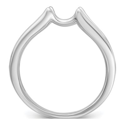 14K White Gold Diamond Engagement Engagement Ring Semi-Mount – view 3