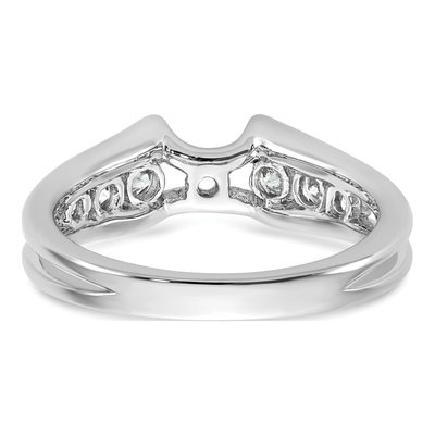 14K White Gold Diamond Engagement Engagement Ring Semi-Mount – view 6