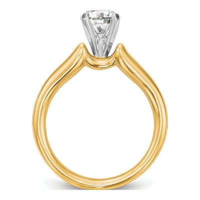 14K Yellow Gold Diamond Engagement Engagement Ring Semi-Mount – view 2