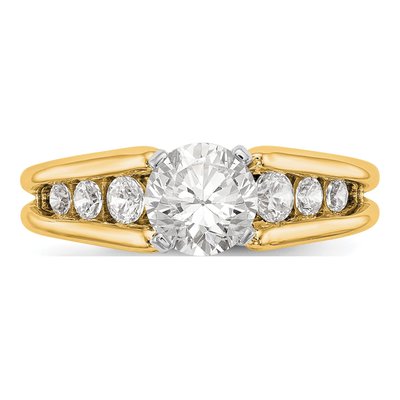 14K Yellow Gold Diamond Engagement Engagement Ring Semi-Mount – view 5